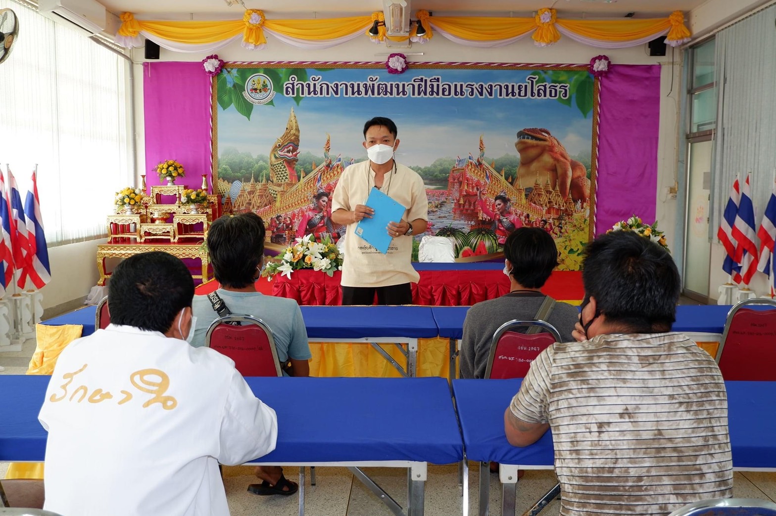 ข่าวกิจกรรม -  สำนักงานพัฒนาฝีมือแรงงานยโสธร ดำเนินการประเมินความรู้ความสามารถ  