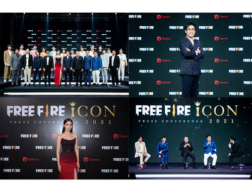 ข่าวธุรกิจ, สังคม - Garena Free Fire นำทัพไอคอนเปิดตัวแคมเปญใหม่  ในงาน Free Fire Icon Press Conference 2021
