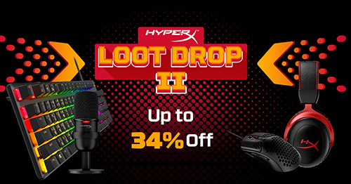 ข่าวไอที - HyperX มอบโปรโมชั่นเพื่อขอบคุณแฟนๆ ทั่วโลก ด้วยแคมเปญ HyperX Loot Drop  เป็นปีที่ 2