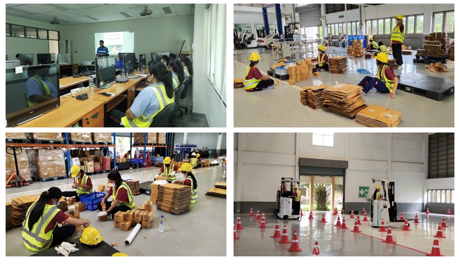 ข่าวราชการ, รัฐวิสาหกิจ - สถาบันพัฒนาฝีมือแรงงานนานาชาติโดยศูนย์ฝึกอบรมความเป็นเลิศด้านโลจิสติกส์ ดำเนินการ?ฝึกอบรม การฝึกยกระดับฝีมือ หลักสูตร เทคนิคการขับรถยกและจัดการคลังสินค้า รุ่นที่ 5/2565 ระยะเวลาฝึก 36 ชั่วโมง 