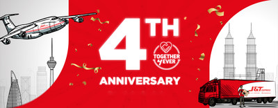 ข่าวสินค้า, บริการ - เจแอนด์ที เอ็กซ์เพรส ฉลองครบรอบ 4 ปีของการให้บริการในมาเลเซีย