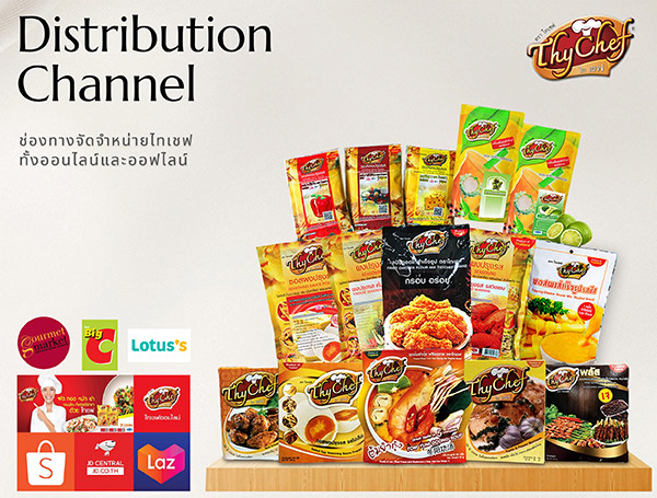 ข่าวสินค้า, บริการ - ไทเชฟ แนะนำช่องทางจำหน่ายทั้งออนไลน์และออฟไลน์