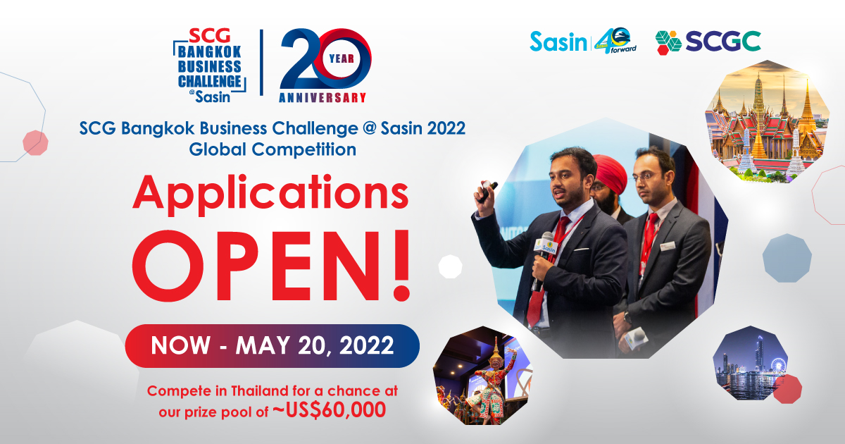 English News - University students invited to apply to compete in the  SCG Bangkok Business Challenge @ Sasin 2022 ? Global Competition