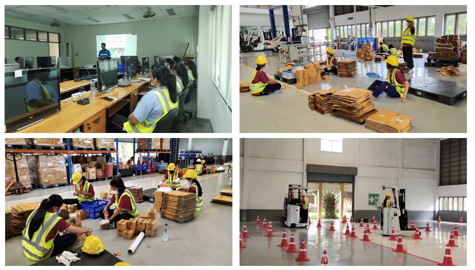 ข่าวราชการ, รัฐวิสาหกิจ - สถาบันพัฒนาฝีมือแรงงานนานาชาติโดยศูนย์ฝึกอบรมความเป็นเลิศด้านโลจิสติกส์ ดำเนินการ?ฝึกอบรม การฝึกยกระดับฝีมือ หลักสูตร เทคนิคการขับรถยกและจัดการคลังสินค้า ระยะเวลาฝึก 36 ชั่วโมง