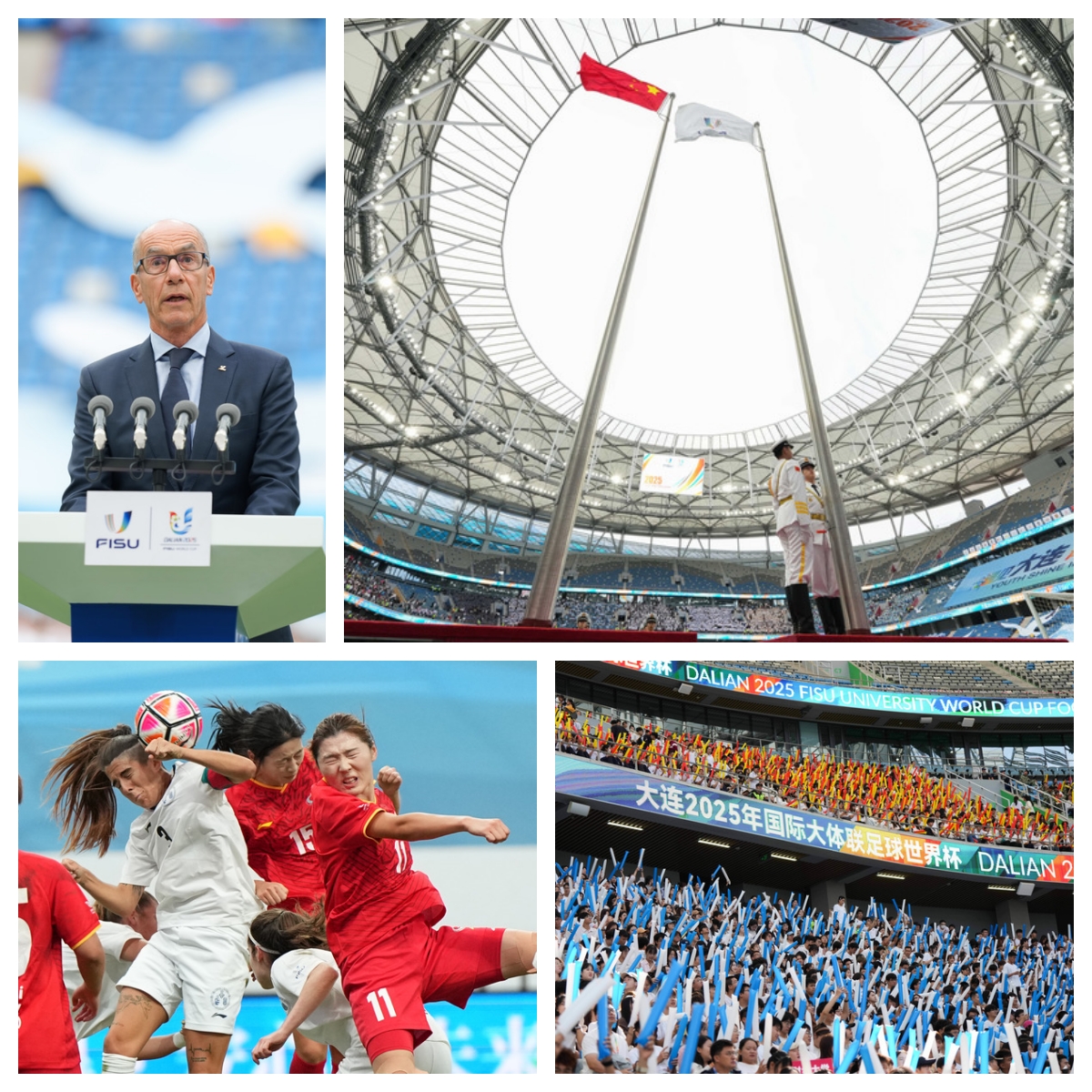 ข่าวเอเชีย - การแข่งขันฟุตบอลมหาวิทยาลัยโลก FISU 2025 เปิดฉาก ณ เมืองต้าเหลียน ประเทศจีน