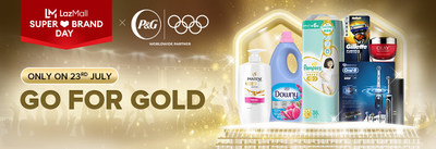 P&G ผนึกกำลัง ลาซาด้า เปิดตัวแคมเปญระดับภูมิภาค #GoForGold
