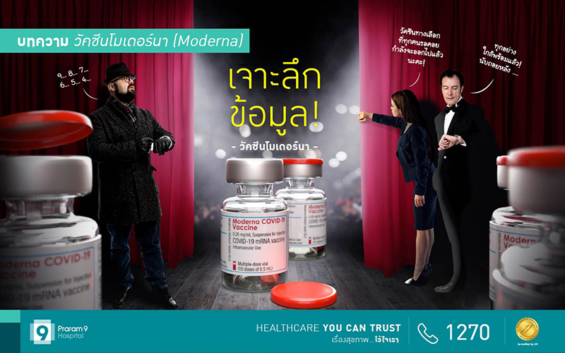 ข่าวโควิด-19 (ยกเลิก) - เจาะลึก! โมเดอร์นา (Moderna) วัคซีนทางเลือกที่หลายคนรอคอย วิธีการและประสิทธิภาพ ที่รวมอยู่ใน mRNA