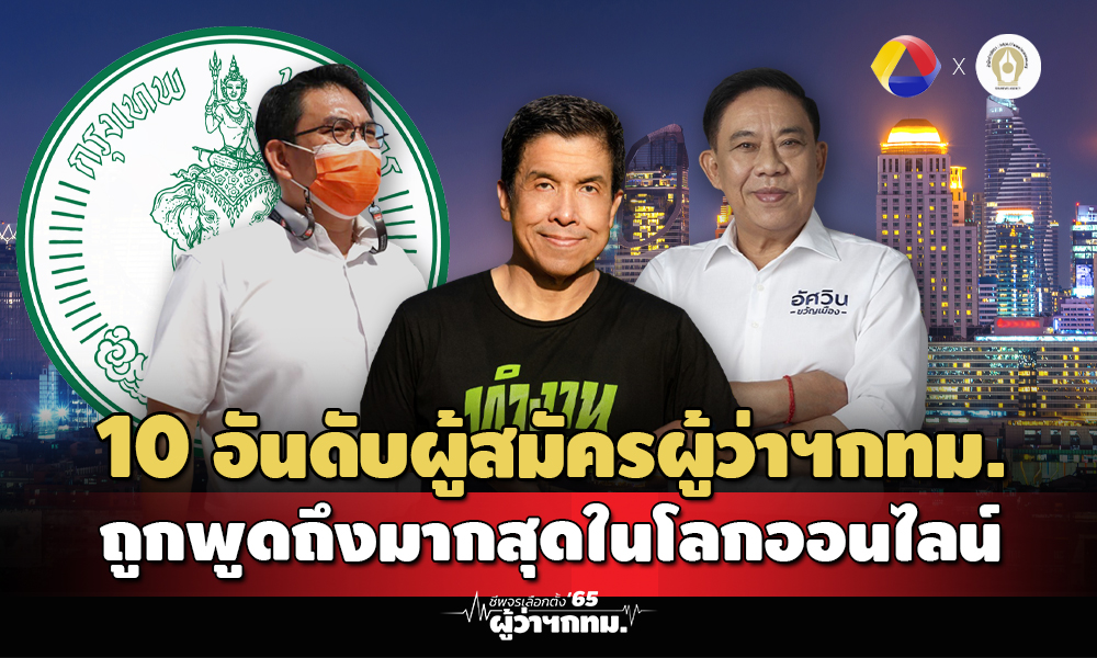 ข่าวไอที - ชัชชาติ นำโด่งในโลกออนไลน์ เรียลสมาร์ท โชว์ผล Social Listening ในช่วงสองเดือน ก.พ.- เม.ย. เกาะติดเลือกตั้งผู้ว่าฯ กทม. 65