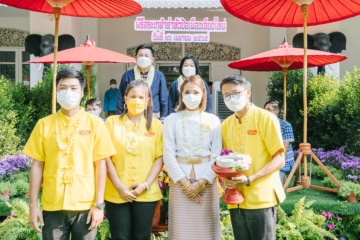 ข่าวศิลปะ, วัฒนธรรม - ไวไว สืบสานประเพณีสงกรานต์ปี๋ใหม่เมือง ร่วมพิธีสระเกล้าดำหัวพ่อเมืองเชียงใหม่ ประจำปี ๒๕๖๕