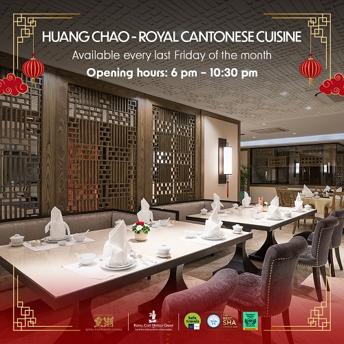 English News - Huang Chao Pattaya will be open every last Friday of the month