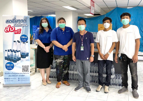 ข่าวธุรกิจ, สังคม - วันที่ 13 กรกฎาคม 2565 บริษัท ฮอร์เวิร์ท สแกน จำกัด ร่วมส่งมอบความสดชื่นน้ำดื่ม Aquahill 100 แพ็ก แก่บุคลากรทางการแพทย์ ที่โรงพยาบาลกลาง