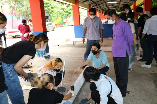 ข่าวราชการ, รัฐวิสาหกิจ -  ม.เกษตรฯ เสริมประสบการณ์เรียนรู้งานก่อสร้างกับพัฒนาฝีมือแรงงานนนท์ก่อนเข้าสู่ตลาดแรงงาน