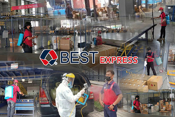 ข่าวขนส่ง - BEST Express ชูมาตรการความพร้อมรองรับการให้บริการขนส่งพัสดุปลอดภัยห่างไกลโควิด