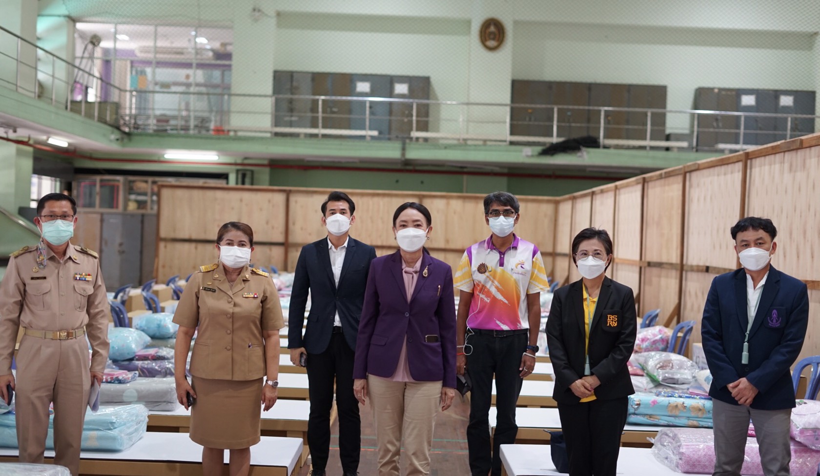 ข่าวการศึกษา - มบส.ร่วมทีมแพทย์ สธ.-รพ.เลิดสิน-กทม.  เปิดศูนย์พักคอยผู้ป่วยเสี่ยงโควิด 