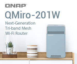 ข่าวไอที - QNAP QMiro-201W -  Tri-band Mesh Wi-Fi SD-WAN Router