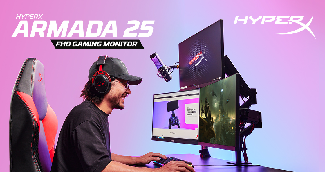 ข่าวไอที - HyperX เปิดตัวเกมมิ่งมอนิเตอร์รุ่นใหม่ล่าสุดในซีรีส์ Armada