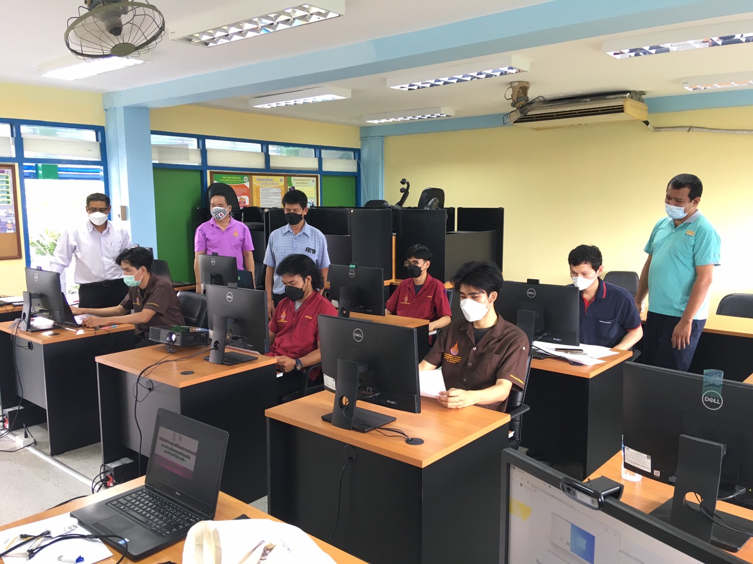 ข่าวราชการ, รัฐวิสาหกิจ - พัฒนาแรงงานนนท์ จัดทดสอบฯ เขียนแบบเครื่องกล