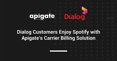 ข่าวไอที - ลูกค้า Dialog เพลิดเพลินกับ Spotify ได้แล้วด้วยโซลูชันของ Apigate