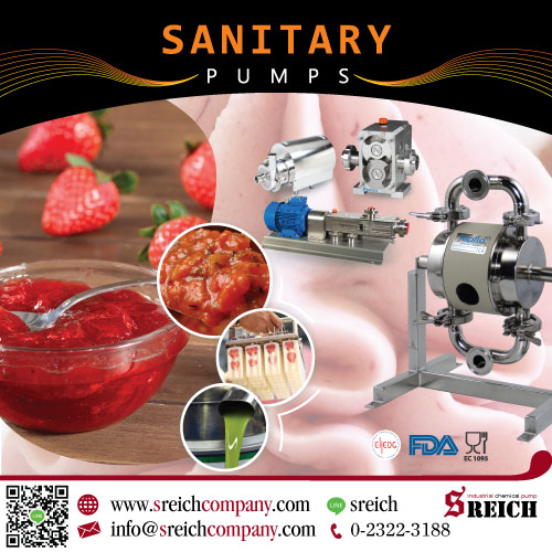 ข่าวธุรกิจ, สังคม - Sanitary Pump ปั๊มไดอะแฟรมสแตนเลสฟู้ดเกรด นำเข้าจากยุโรป