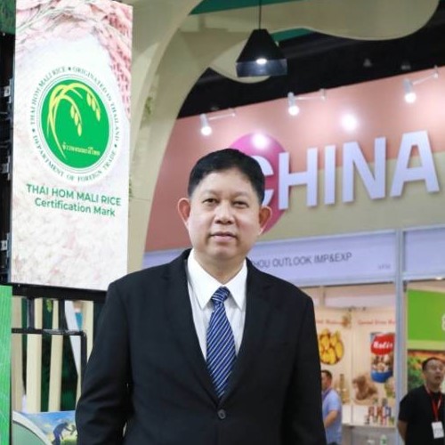 ข่าวงานอีเว้นท์ - กรมการค้าต่างประเทศขับเคลื่อนยุทธศาสตร์ข้าวไทย ปี 2563-2567 อย่างต่อเนื่อง  พร้อมเชิญชวนร่วมงาน THAIFEX - ANUGA ASIA 2023 ระหว่างวันที่ 23-27 พฤษภาคม 2566 นี้ ณ อาคารชาเลนเจอร์ 3 อิมแพ็ค เมืองทองธานี