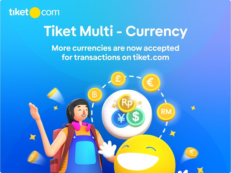 ข่าวท่องเที่ยว - tiket.com ผู้ให้บริการท่องเที่ยวออนไลน์จากอินโดนีเซีย เปิดตัวฟีเจอร์ใหม่รองรับหลากหลายสกุลเงิน หวังกระตุ้นการทำธุรกรรมระหว่างประเทศ