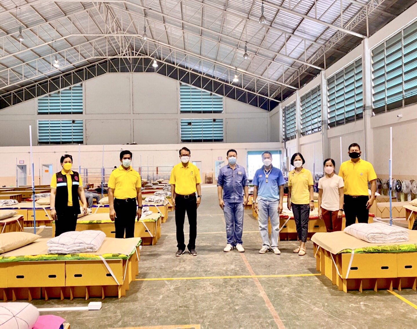ข่าวโควิด-19 (ยกเลิก) - นอภ.บางระกำ จ.พิษณุโลก นำทีมงานลงพื้นที่สำรวจความพร้อม รพ.สนามเปิดรับผู้ป่วยโควิด-19 วันที่ 26 ก.ค.