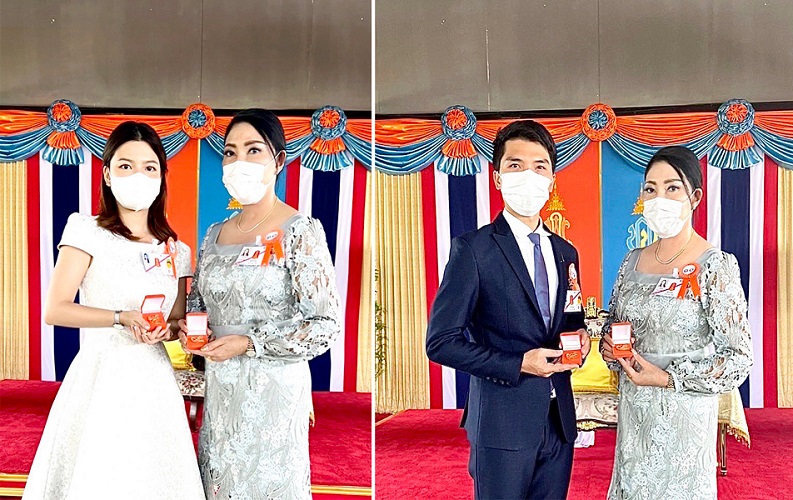 ข่าวธุรกิจ, สังคม - นับเป็นพระมหากรุณาธิคุณ ผู้บริหารสบู่วิภาดารับพระราชทานเข็มที่ระลึก