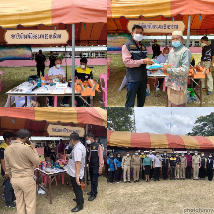 ข่าวราชการ, รัฐวิสาหกิจ - สถาบันพัฒนาฝีมือแรงงาน 25 นราธิวาส ให้บริการตรวจซ่อมอุปกรณ์ไฟฟ้า ในโครงการ