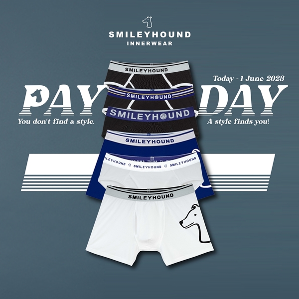 ข่าวโปรโมชั่น - SMILEYHOUND INNERWEAR จัดโปรเอาใจหนุ่ม ๆ 