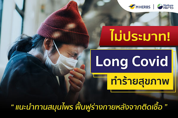 ข่าวสุขภาพ - ไม่ประมาท อาการ Long Covid ทำร้ายสุขภาพ แนะนำทานสมุนไพร ฟื้นฟูร่างกายหลังจากติดเชื้อ