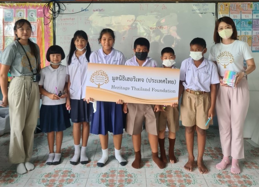 ข่าวประชาสัมพันธ์ - PR News มูลนิธิเฮอริเทจ ประเทศไทย จัดทำโครงการ  ห้องเรียนโภชนาการเพื่อการเรียนรู้  ให้แก่เด็กนักเรียนโรงเรียนบ้านเพลินวัฒนา และโรงเรียนบ้านหอมเกร็ด จังหวัดนครปฐม