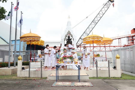 ข่าวธุรกิจ, สังคม - TMILL ฤกษ์ดี บวงสรวงพระพรหมณ์และทำบุญถวายภัตตาหารเพล 