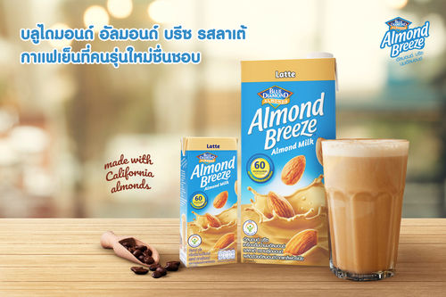 ข่าวสุขภาพ - บลูไดมอนด์ อัลมอนด์ บรีซ รสลาเต้ กาแฟเย็นที่คนรุ่นใหม่ชื่นชอบ