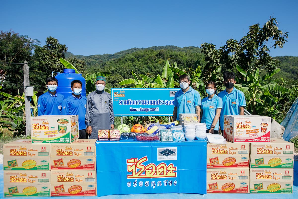 ข่าวธุรกิจ, สังคม - ซือดะ ขึ้นเหนือจัด CSR สร้างลานกิจกรรมอเนกประสงค์ มัสยิดปางสา จ.เชียงราย