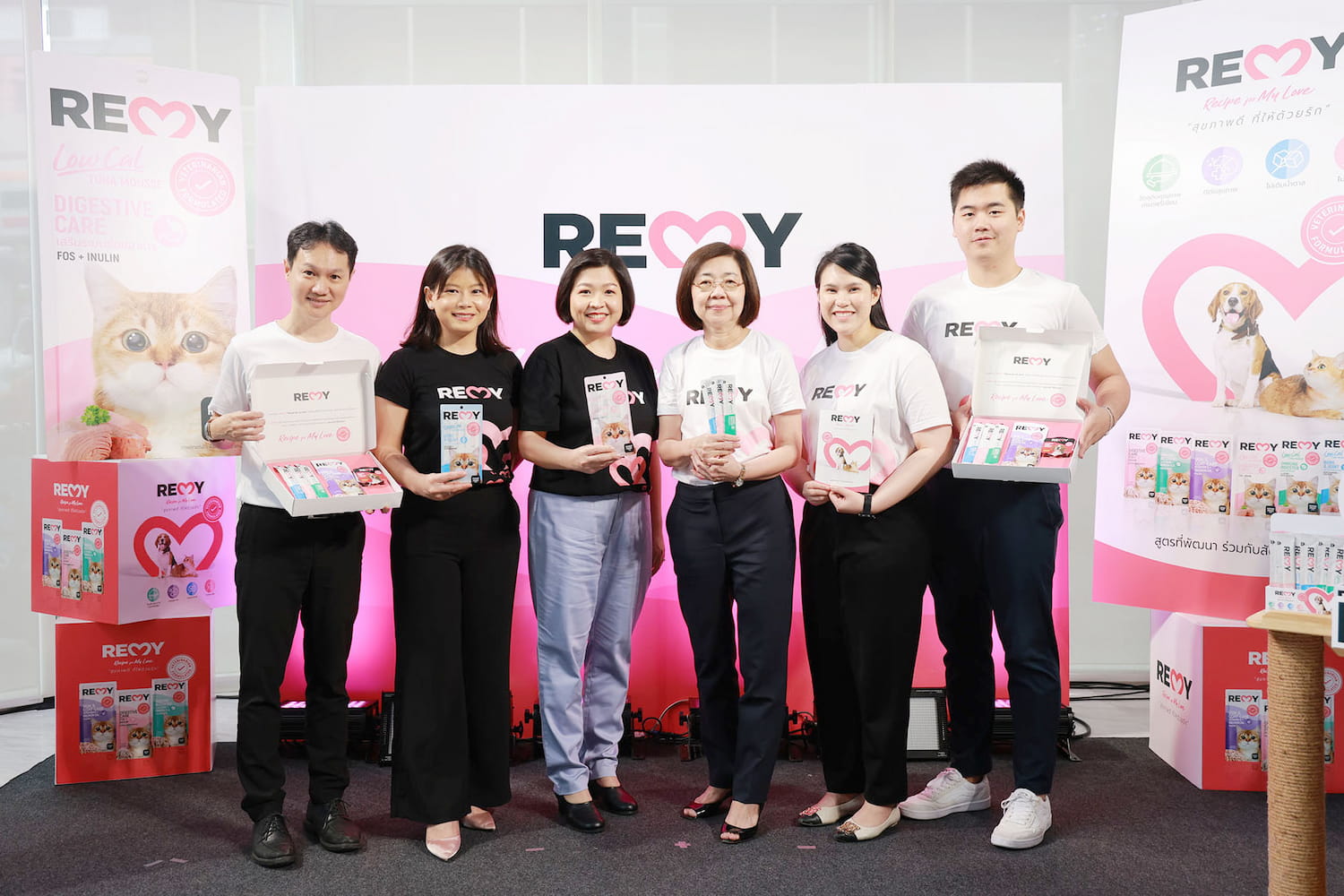 ข่าวสัตว์เลี้ยง - กลุ่มบริษัทพัทยาฟู้ด (PFG) ร่วมทุน รพ.สัตว์ทองหล่อ เปิดตัวแบรนด์ เรมี่ (Remy) อาหารสัตว์เลี้ยงเพื่อสุขภาพ