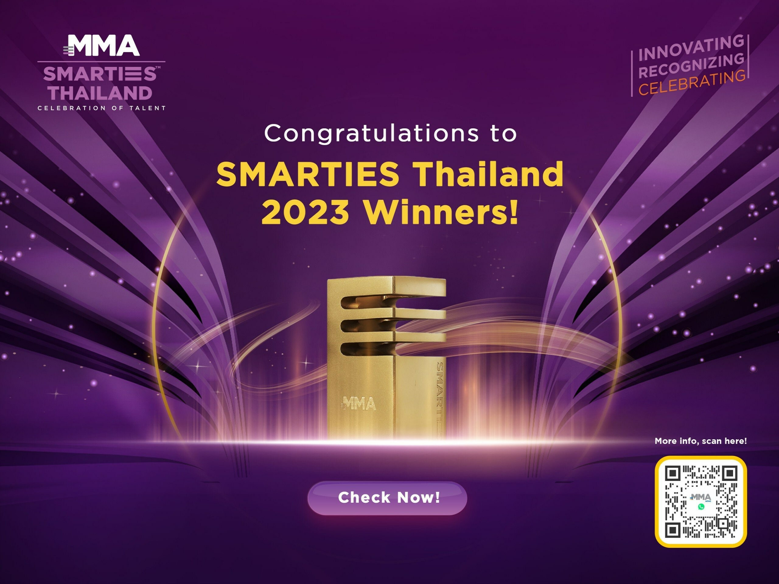 ภาษาอังกฤษ - 2023 SMARTIES™ Thailand Awards Unveil Marketing Excellence Across Industries