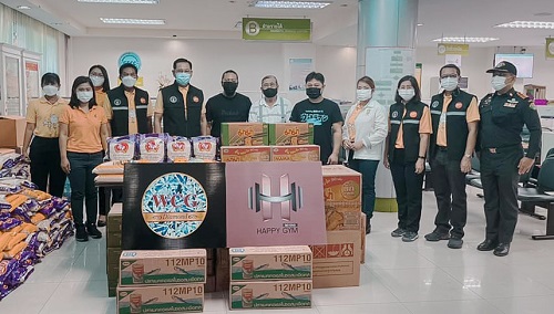 ข่าวกิจกรรม - Happy Gym Beyond ร่วมกิจกรรม ส่งความห่วงใยผ่านถุงยังชีพฝ่าวิกฤตโควิด-19
