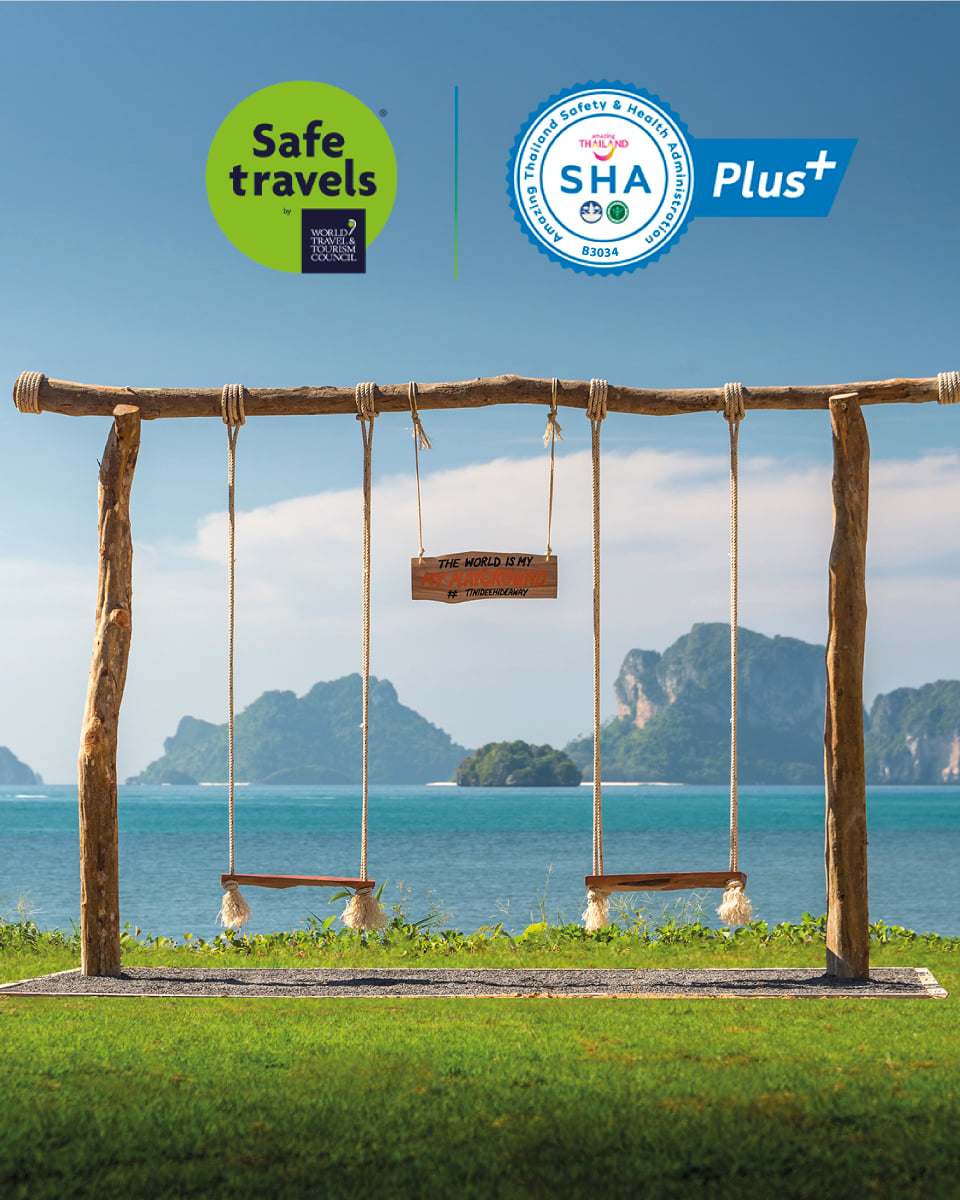 ข่าวท่องเที่ยว - ทินิดี ไฮด์อเวย์ ต้นไทร บีช กระบี่ รับมาตรฐาน SHA PLUS และ Safe Travels