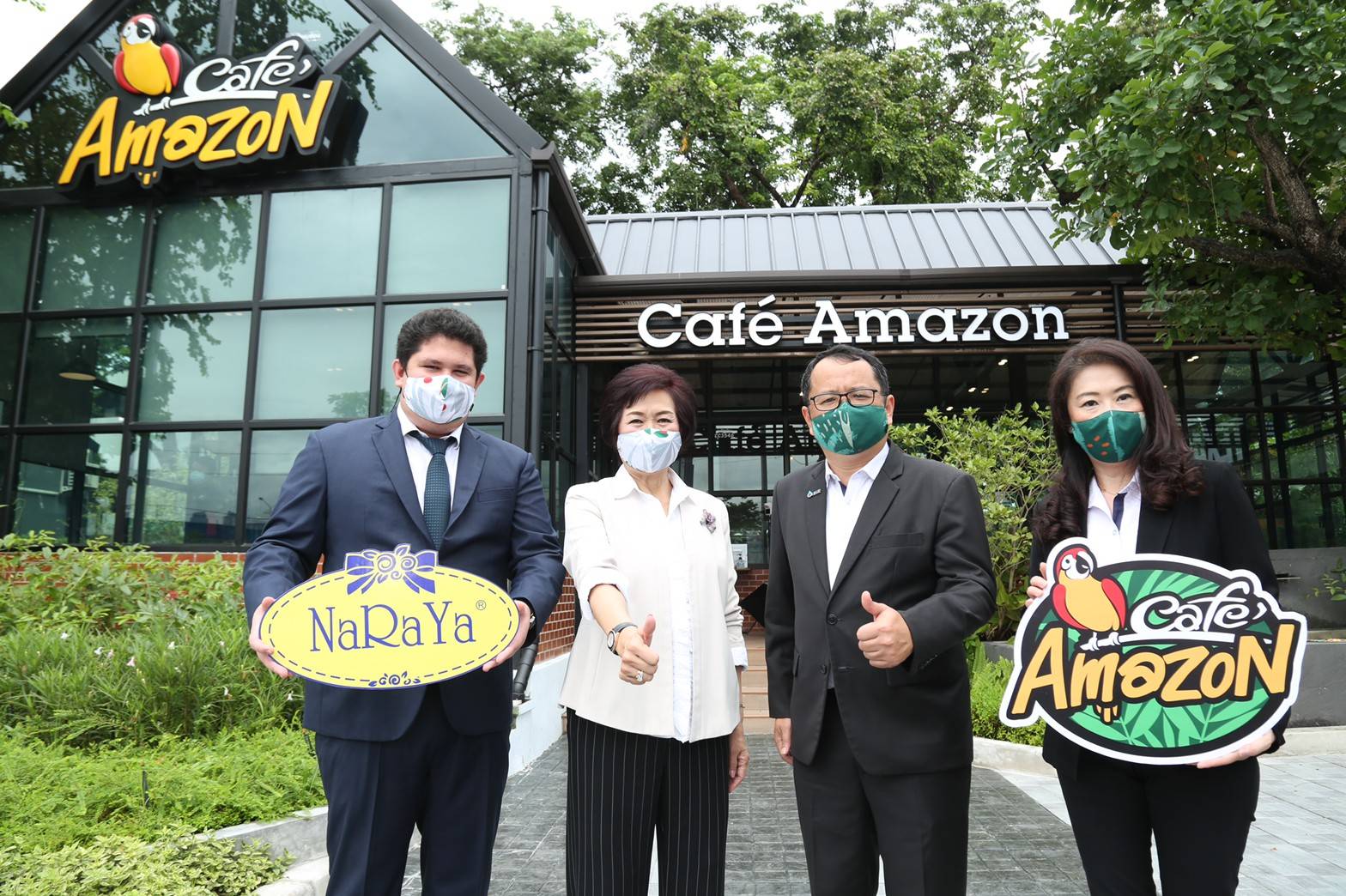 ข่าวสินค้า, บริการ - Cafe Amazon x NaRaYa ร่วมเติมพลัง ปันสุข กระจายรายได้สู่ชุมชน