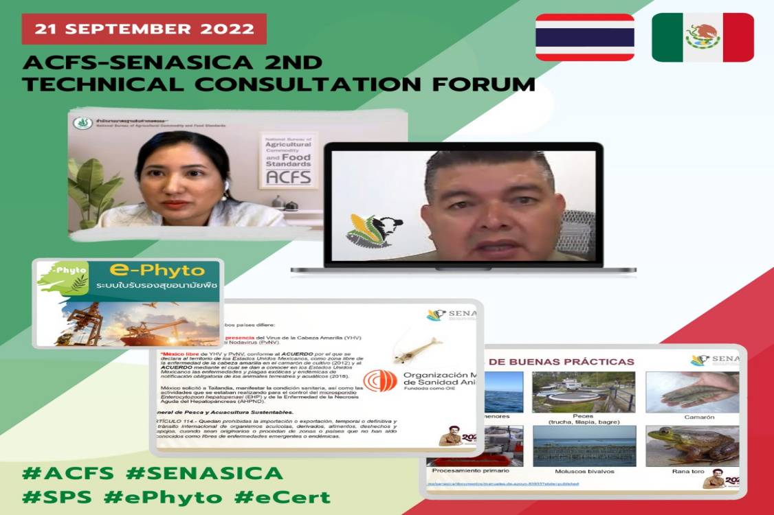 ข่าวประชาสัมพันธ์ - PR News มกอช. ประชุมหารือ SENASICA ยกระดับความร่วมด้านวิชาการระหว่างไทย-เม็กซิโก