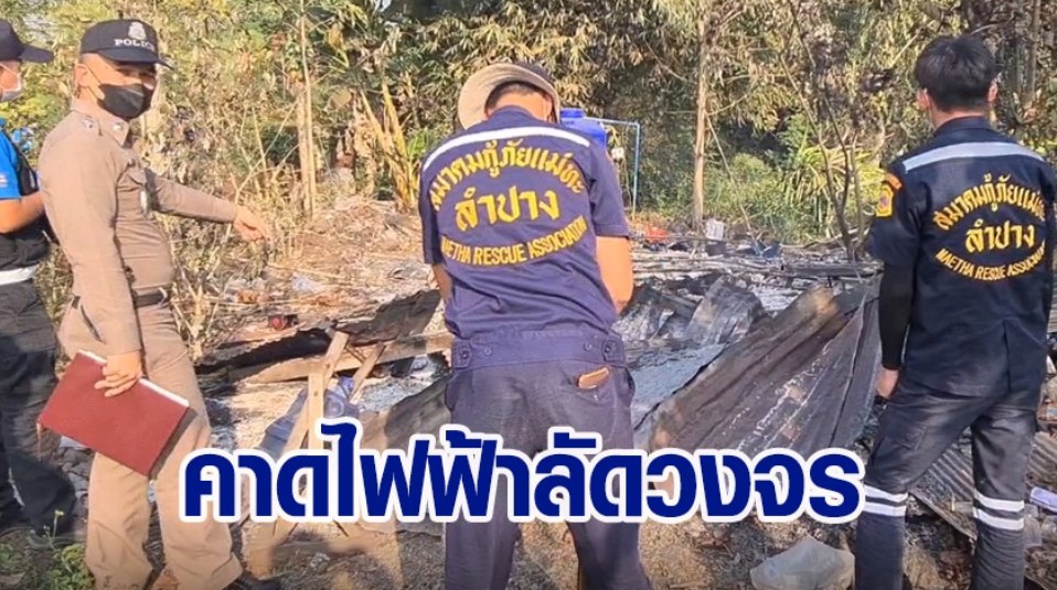 ข่าวประชาสัมพันธ์ - PR News สุดสลด ไฟไหม้บ้านคลอกพ่อเฒ่าวัย 84 ดับกลางบ้าน จนท.คาดไฟฟ้าลัดวงจร