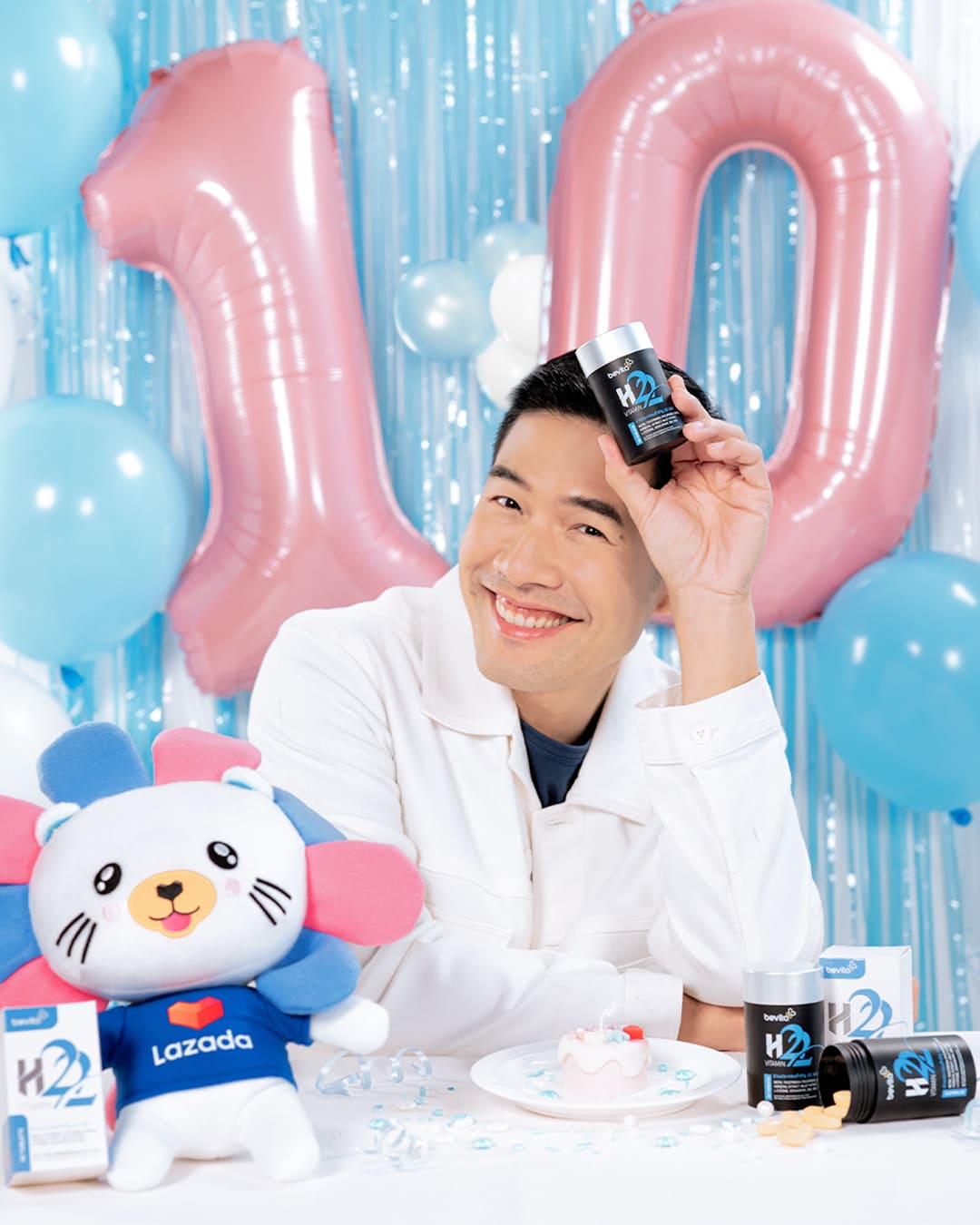 ข่าวสุขภาพ - เตรียมช้อปคุ้มๆ ฉลองวันเกิด Lazada 10 ปี กับ Bevita วิตามินบำรุงผม ลดครั้งยิ่งใหญ่จัดเต็ม