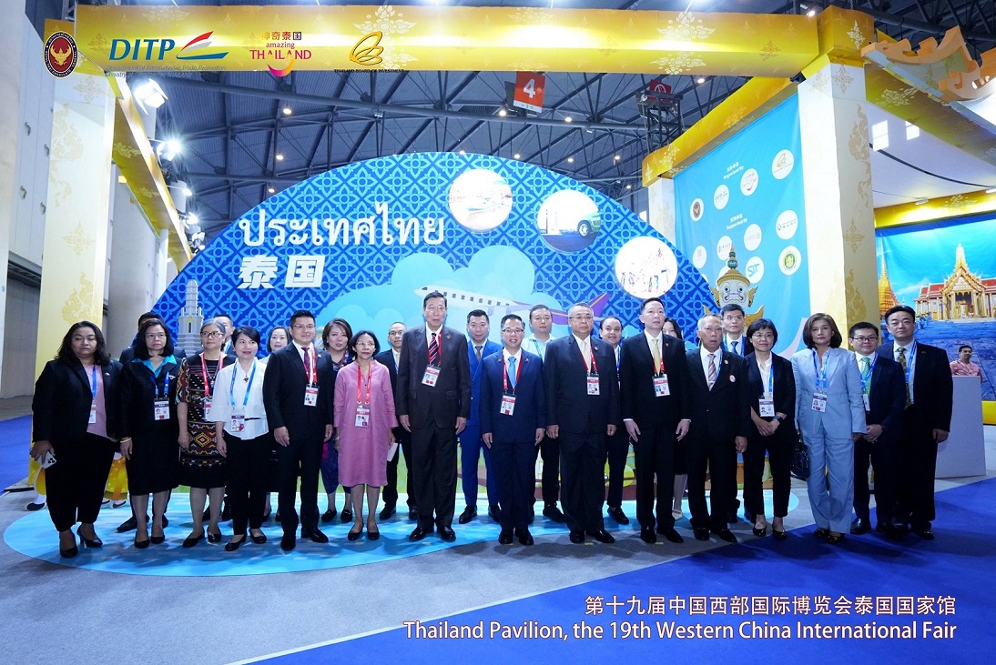 ข่าวศิลปะ, วัฒนธรรม - ศาลาไทยสุดยิ่งใหญ่ในงานมหกรรม Western China International Fair ณ นครเฉิงตู 