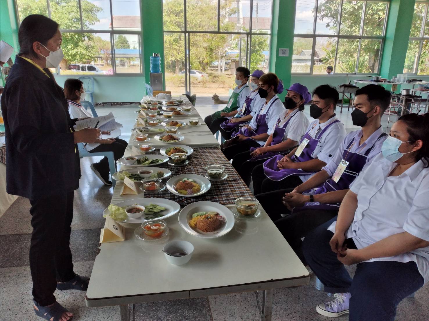 ข่าวราชการ, รัฐวิสาหกิจ - สนพ.กำแพงเพชร จัดทดสอบมาตรฐานฝีมือแรงงานแห่งชาติ สาขาผู้ประกอบอาหารไทย ระดับ 1