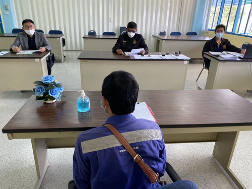 ข่าวประชาสัมพันธ์ - PR News พัฒนาแรงงานนนท์ ประเมินช่างไฟฟ้า 