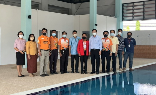 ข่าวราชการ, รัฐวิสาหกิจ - อธิบดีกรมพลศึกษา เยี่ยมชมและสำรวจความพร้อมของสระว่ายน้ำชุมชน
